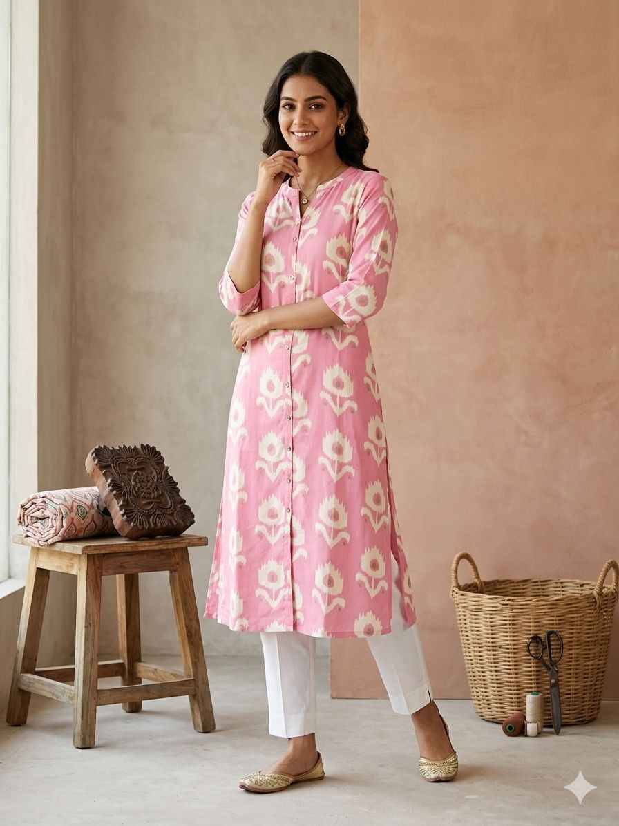 K 909 BY FASHID 01 to 31 Series Designer Collection Beautiful Stylish Fancy Colorful Party Wear & Occasional Wear Cambric Cotton Print Kurtis At Wholesale Price